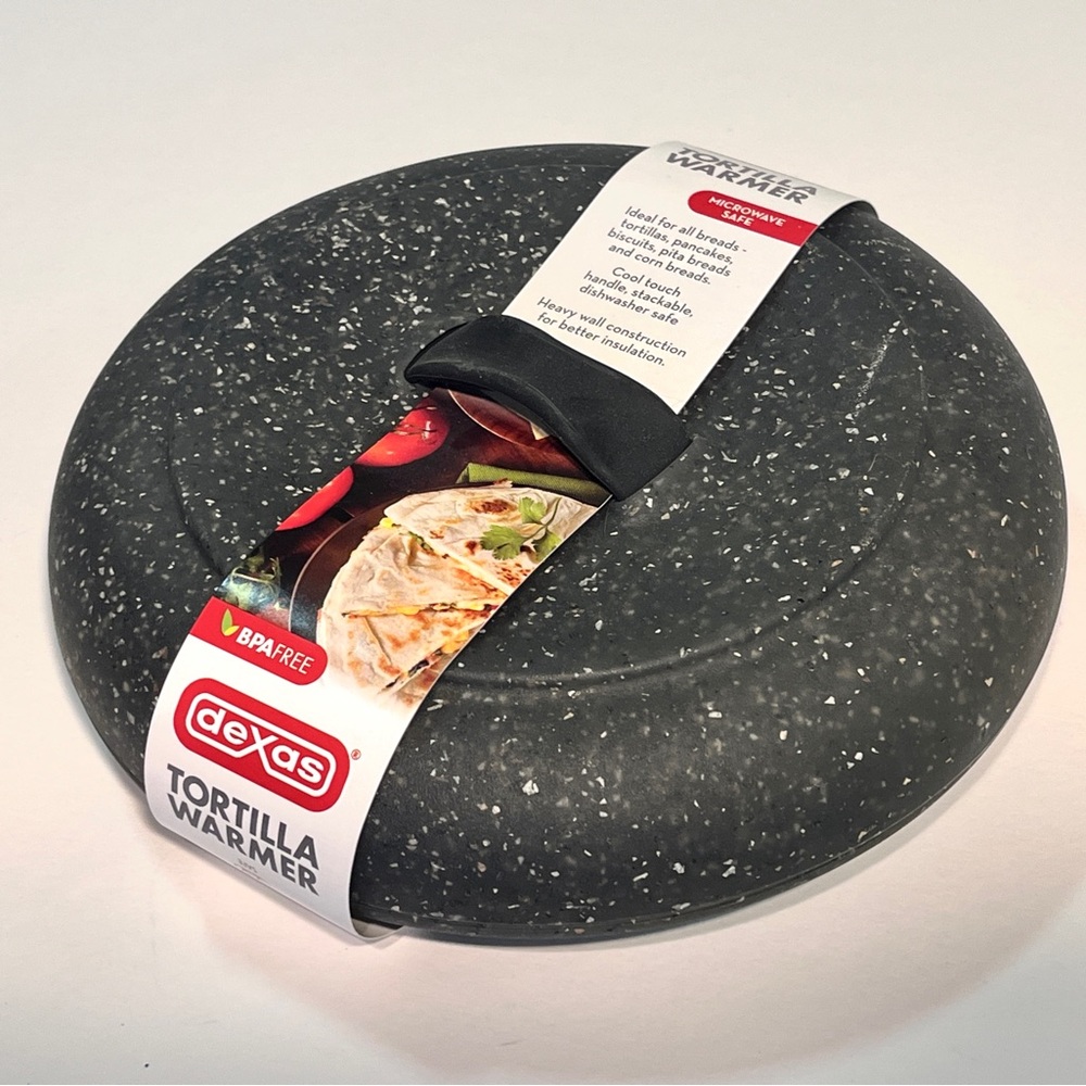 Dexas Black Speckled Tortilla Warmer